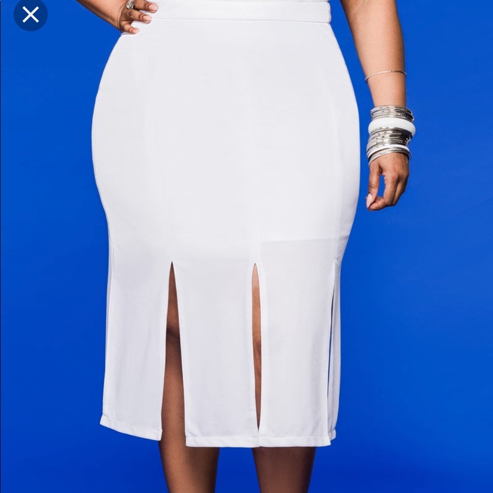 New Car Wash White Skirt- Size 12
